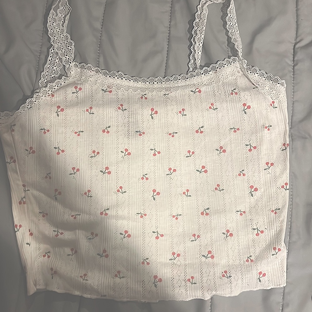 Cherry coquette tank top|| LARGE